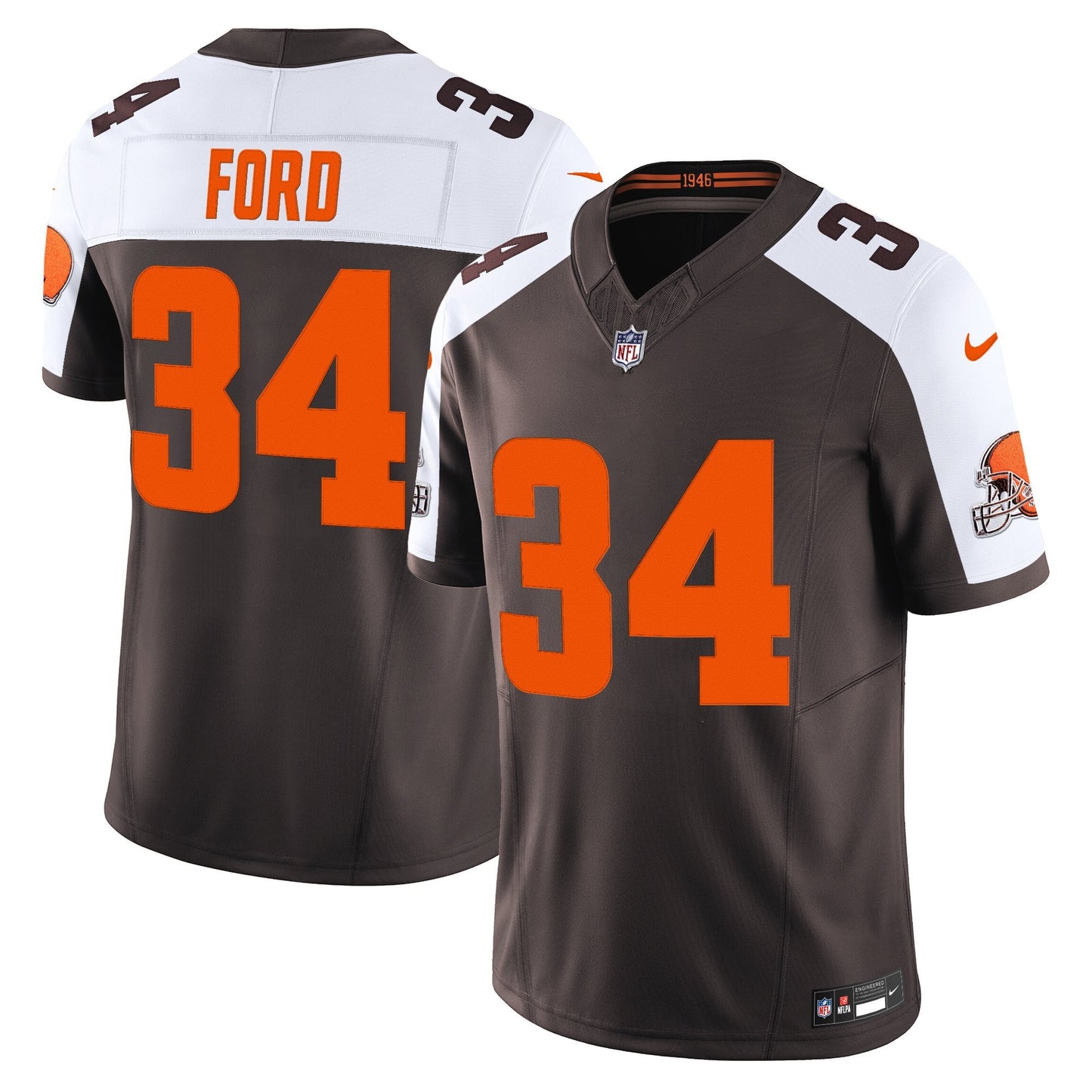 Men's Cleveland Browns 'Alpha Dawg Edition' Vapor Limited Jersey - All Stitched