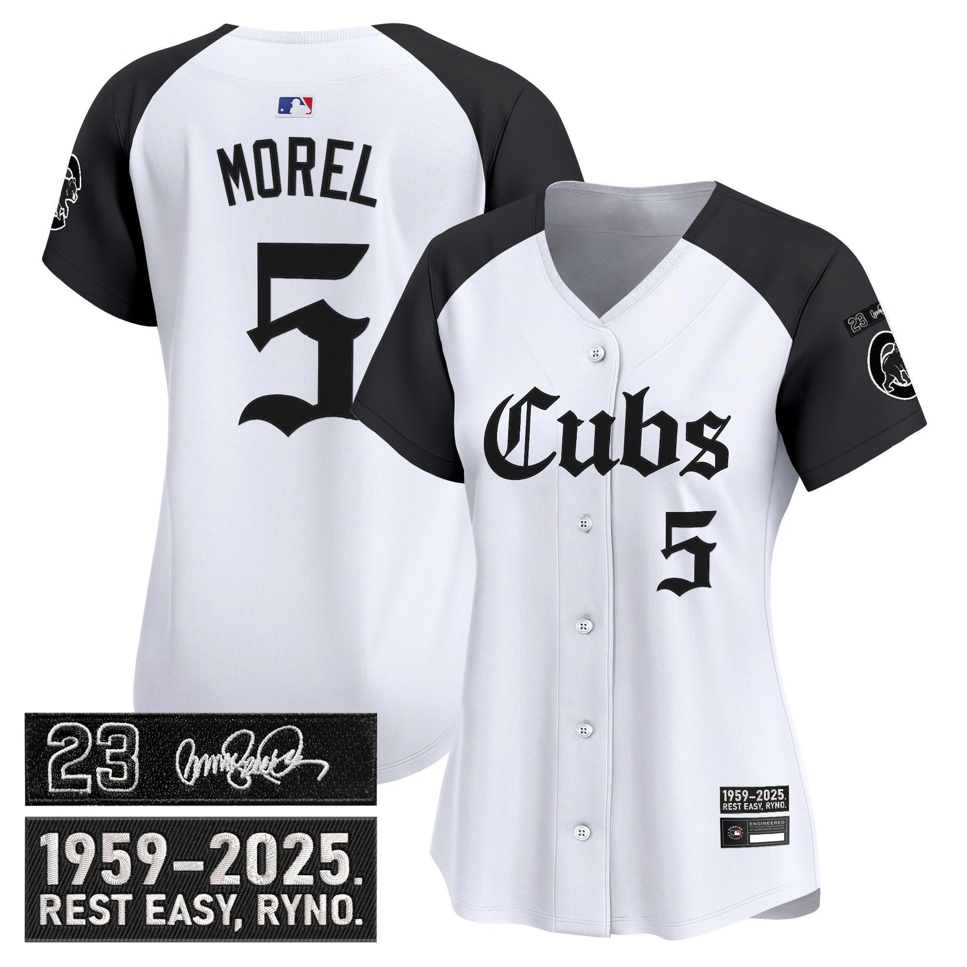 Women's Chicago Cubs 'Ryne Sandberg Tribute' Vapor Premier Limited Jersey - Gothic Edition - All Stitched
