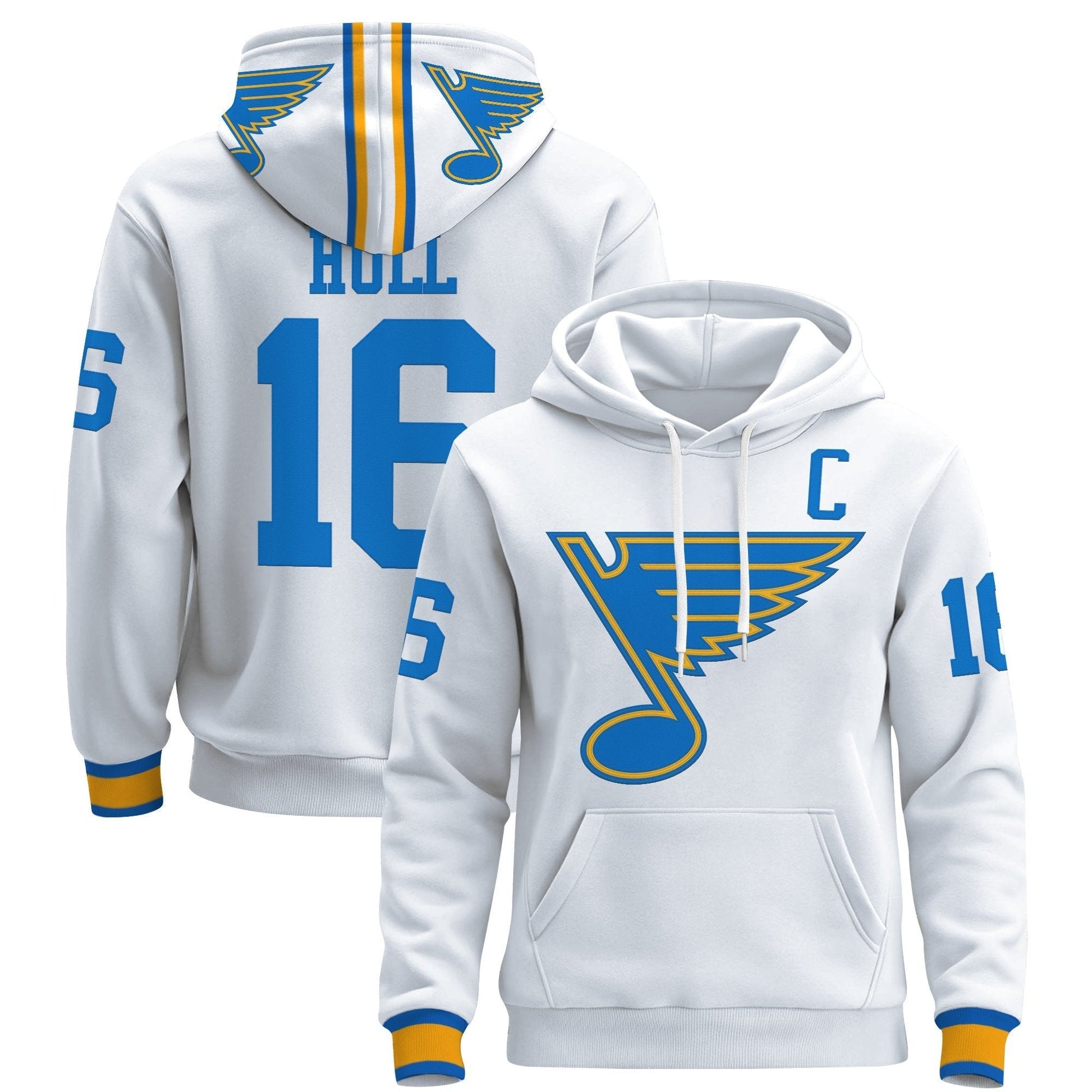 Men's St. Louis Blues 2025/26 Premium Pullover Hoodie - All Stitched
