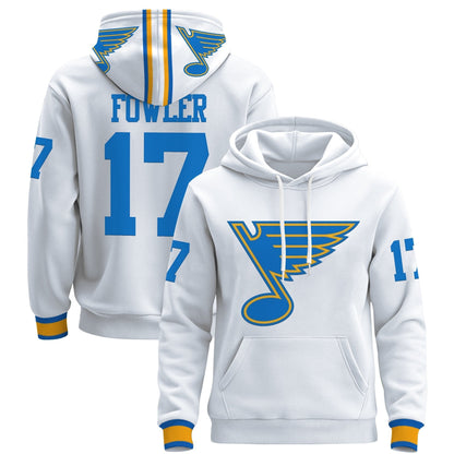 Men's St. Louis Blues 2025/26 Premium Pullover Hoodie - All Stitched