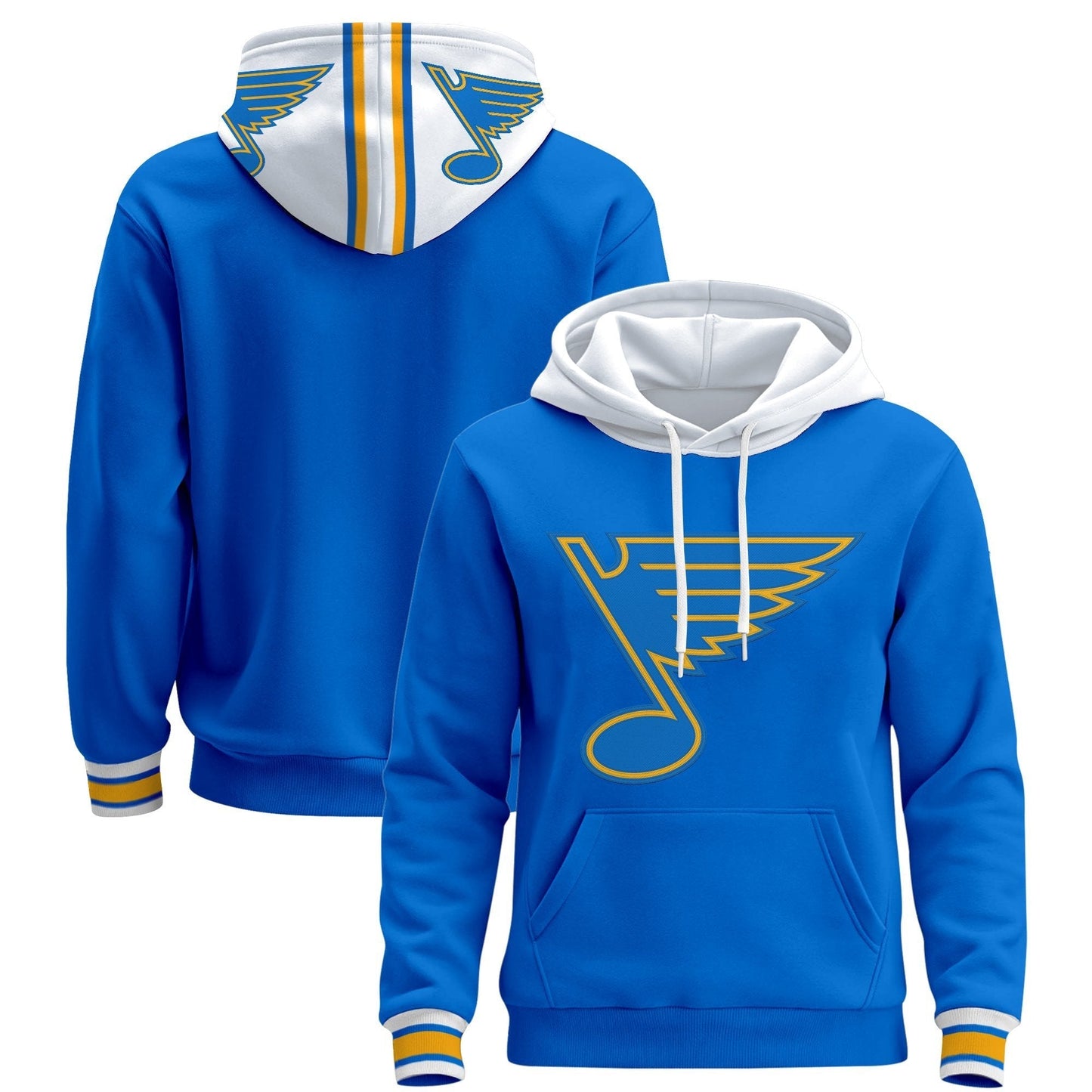 Men's St. Louis Blues 2025/26 Premium Pullover Hoodie - All Stitched