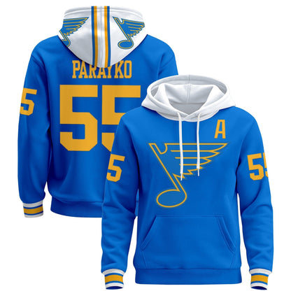 Men's St. Louis Blues 2025/26 Premium Pullover Hoodie - All Stitched