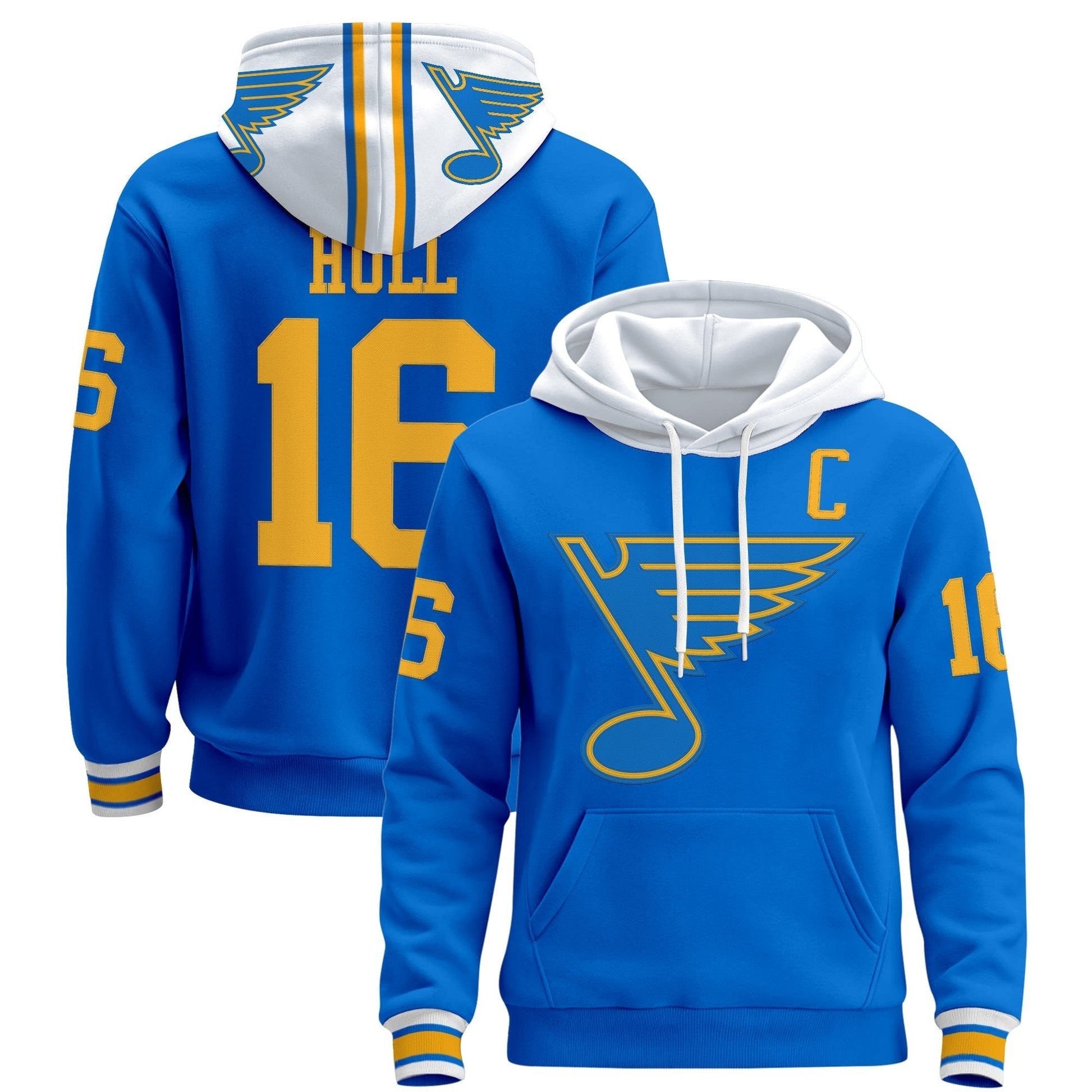 Men's St. Louis Blues 2025/26 Premium Pullover Hoodie - All Stitched