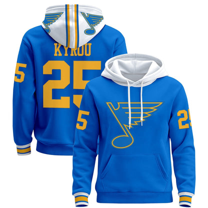 Men's St. Louis Blues 2025/26 Premium Pullover Hoodie - All Stitched