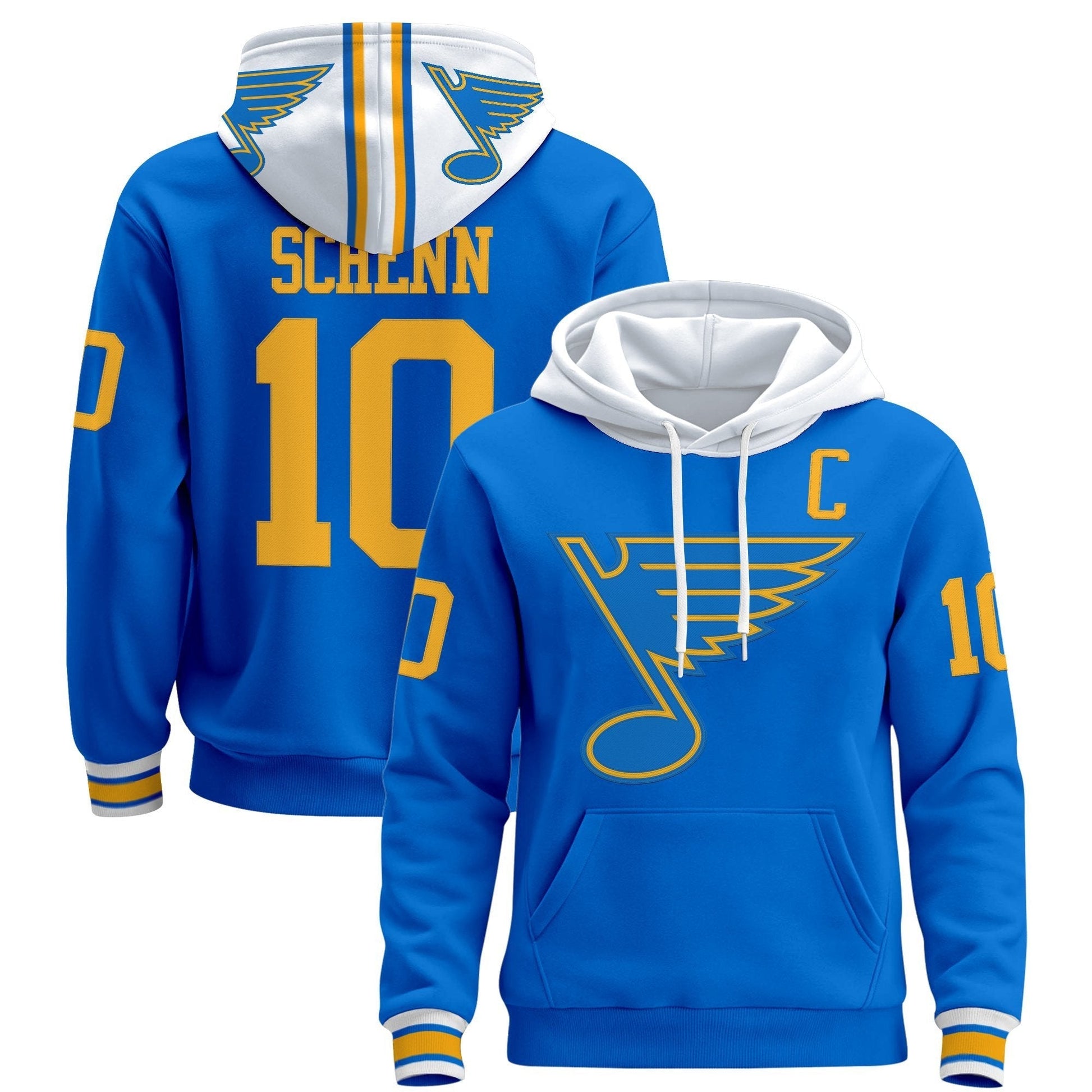 Men's St. Louis Blues 2025/26 Premium Pullover Hoodie - All Stitched