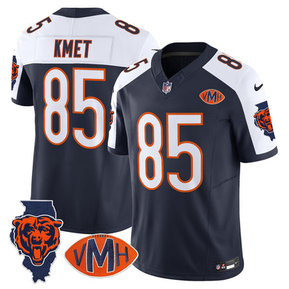 Men's Chicago Bears Virginia McCaskey Memorial Patch Vapor Jersey - All Stitched