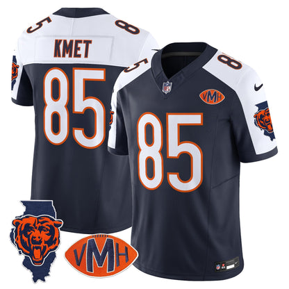 Men's Chicago Bears Virginia McCaskey Memorial Patch Vapor Jersey - All Stitched