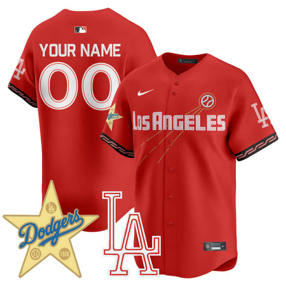 Los Angeles Dodgers City Connect Concept Custom Jersey - All Stitched