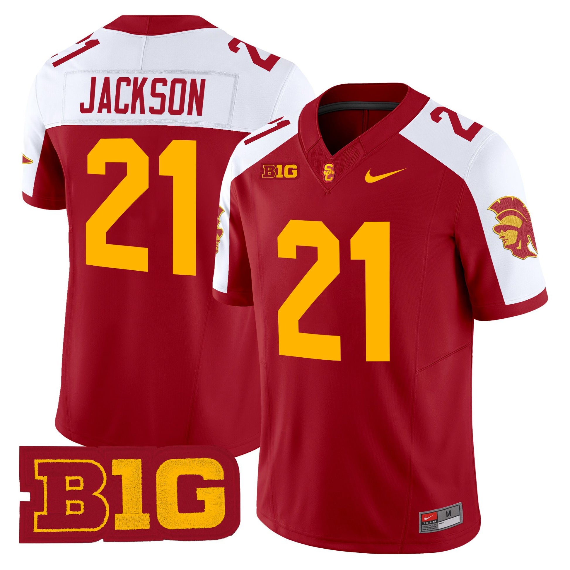Men's USC Trojans Throwback Vapor Limited Jersey - All Stitched