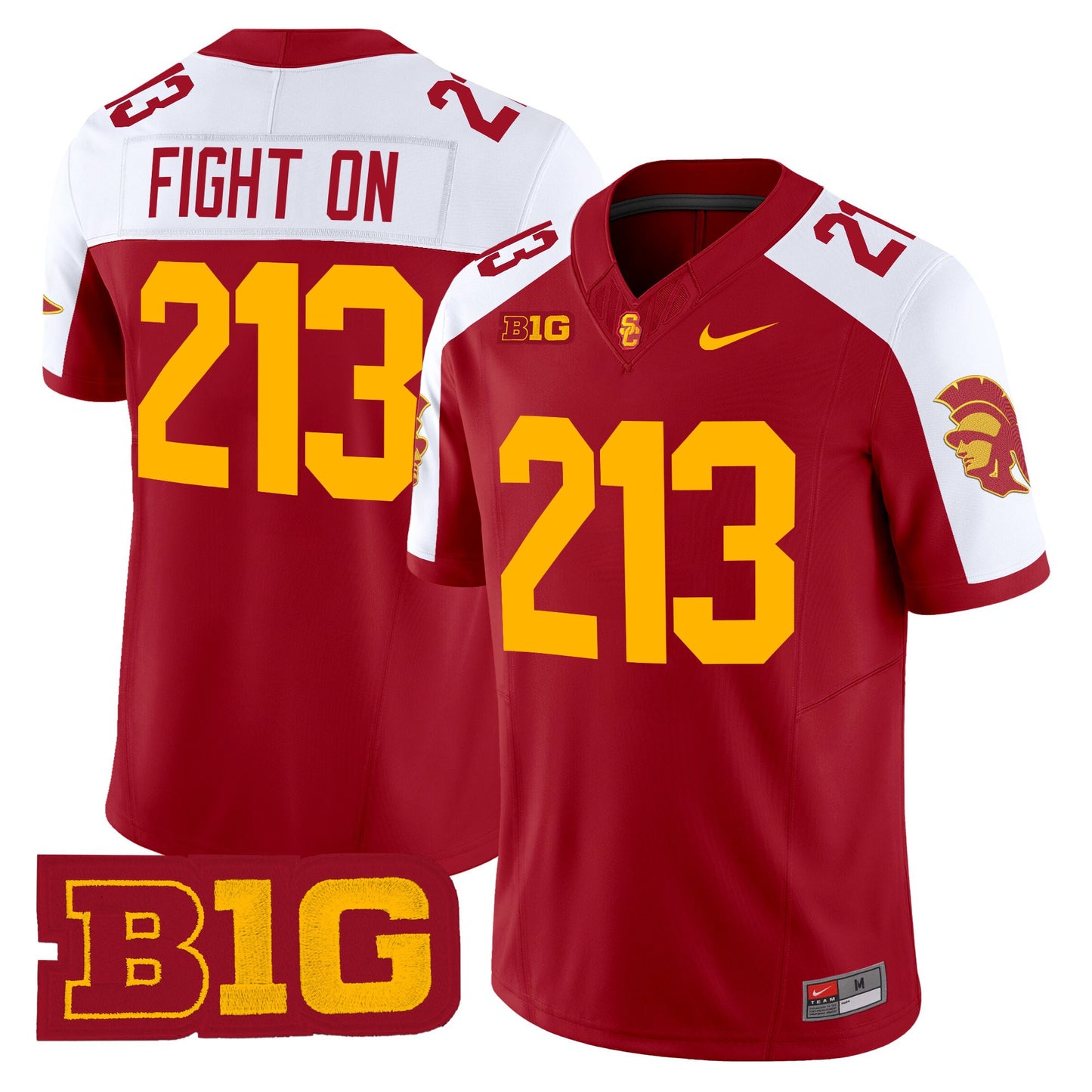Men's USC Trojans Throwback Vapor Limited Jersey - All Stitched