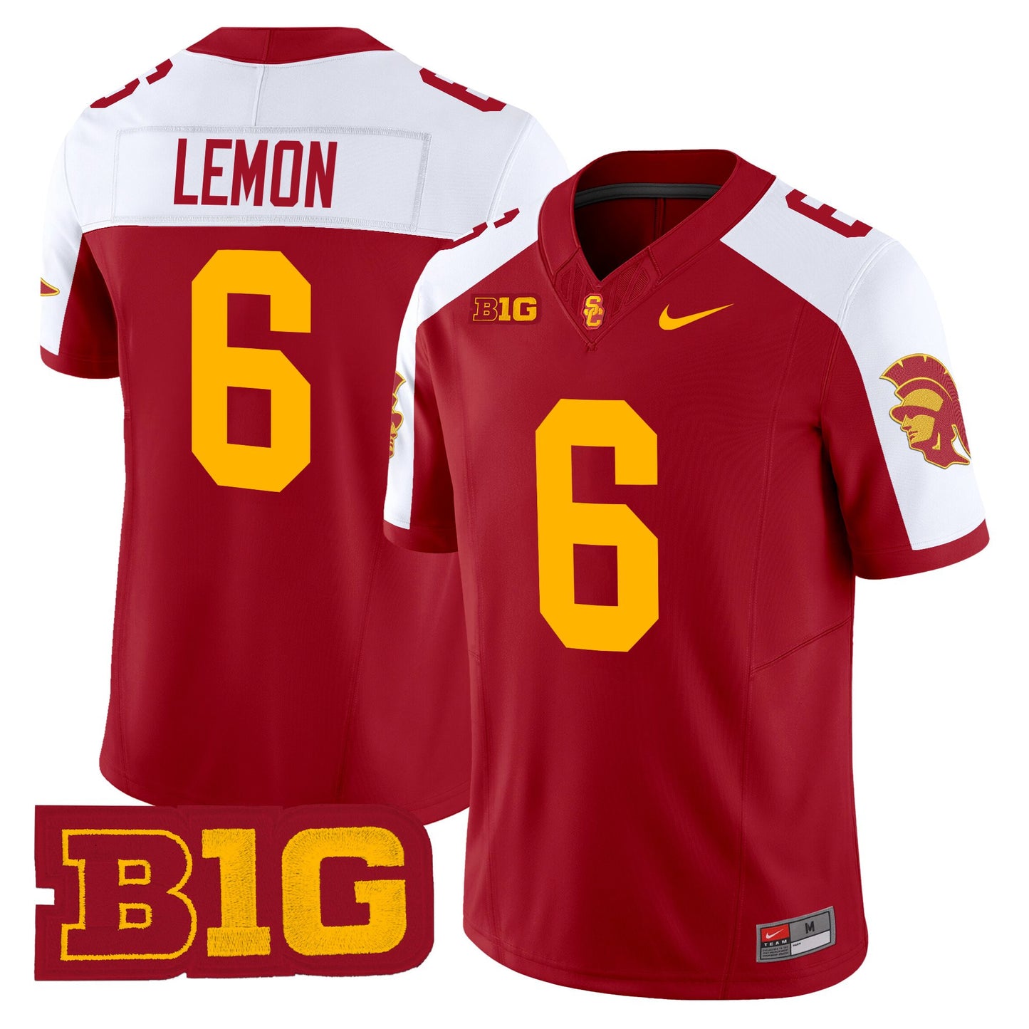 Men's USC Trojans Throwback Vapor Limited Jersey - All Stitched