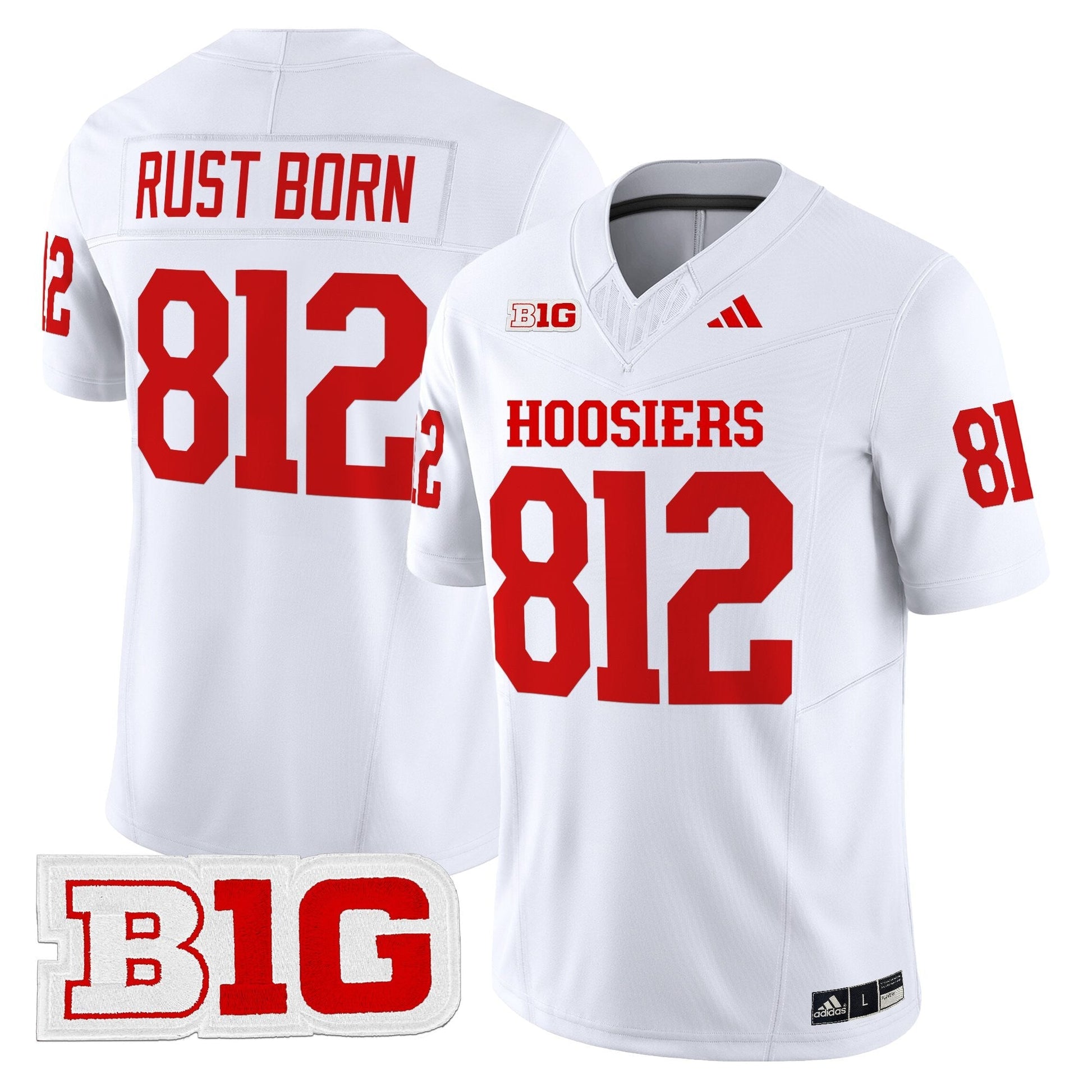 Men's Indiana Hoosiers 2025 Vapor Limited Jersey - All Stitched