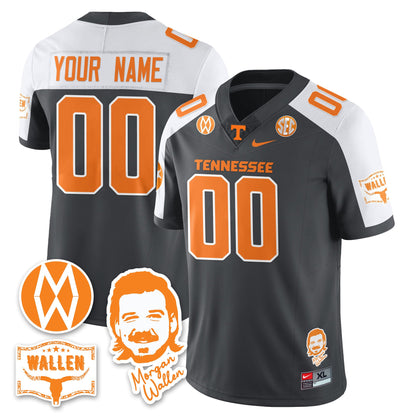 Tennessee Volunteers Morgan Wallen 2025 Custom Jersey - All Stitched