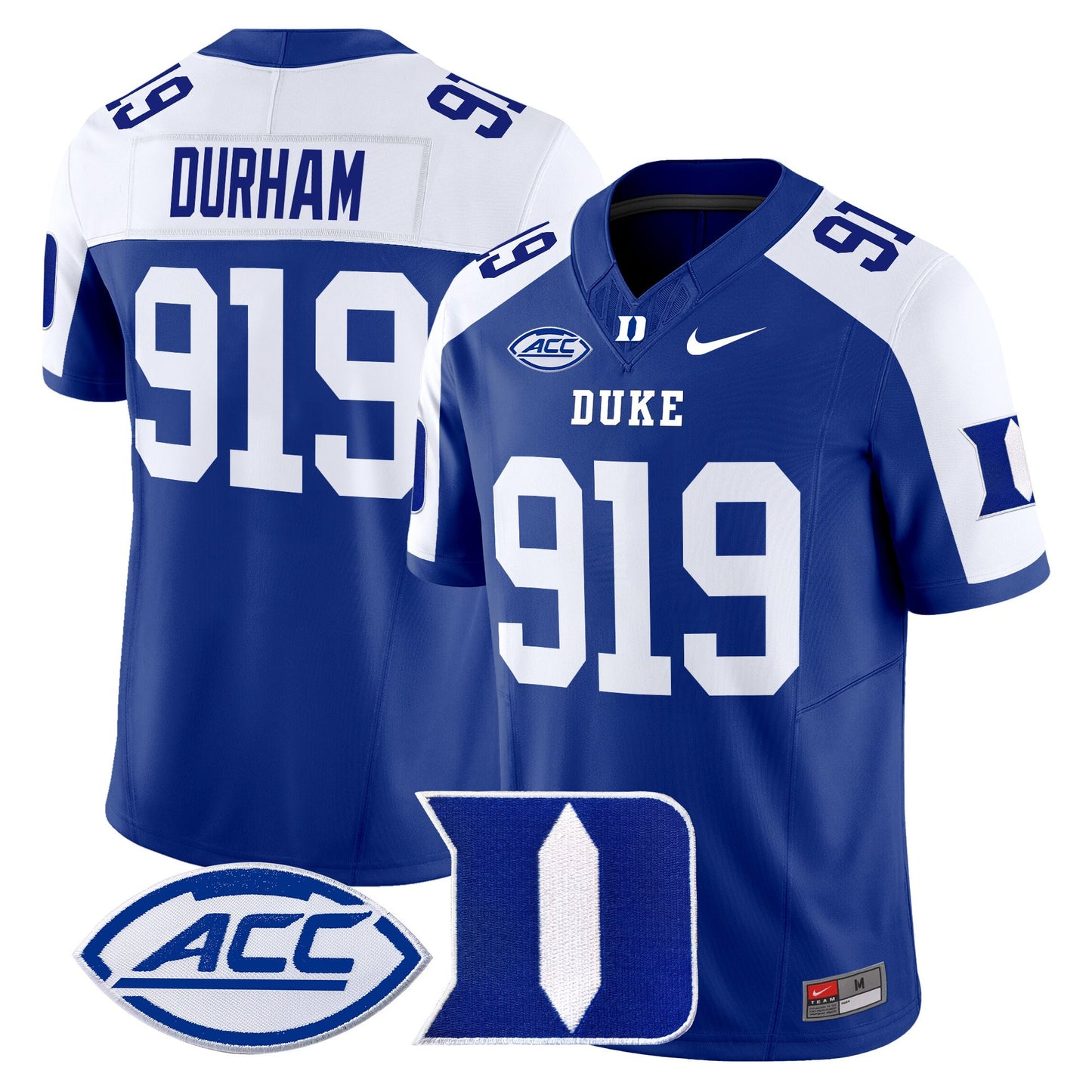 Men's Duke Blue Devils 2025 Vapor Limited Jersey - All Stitched