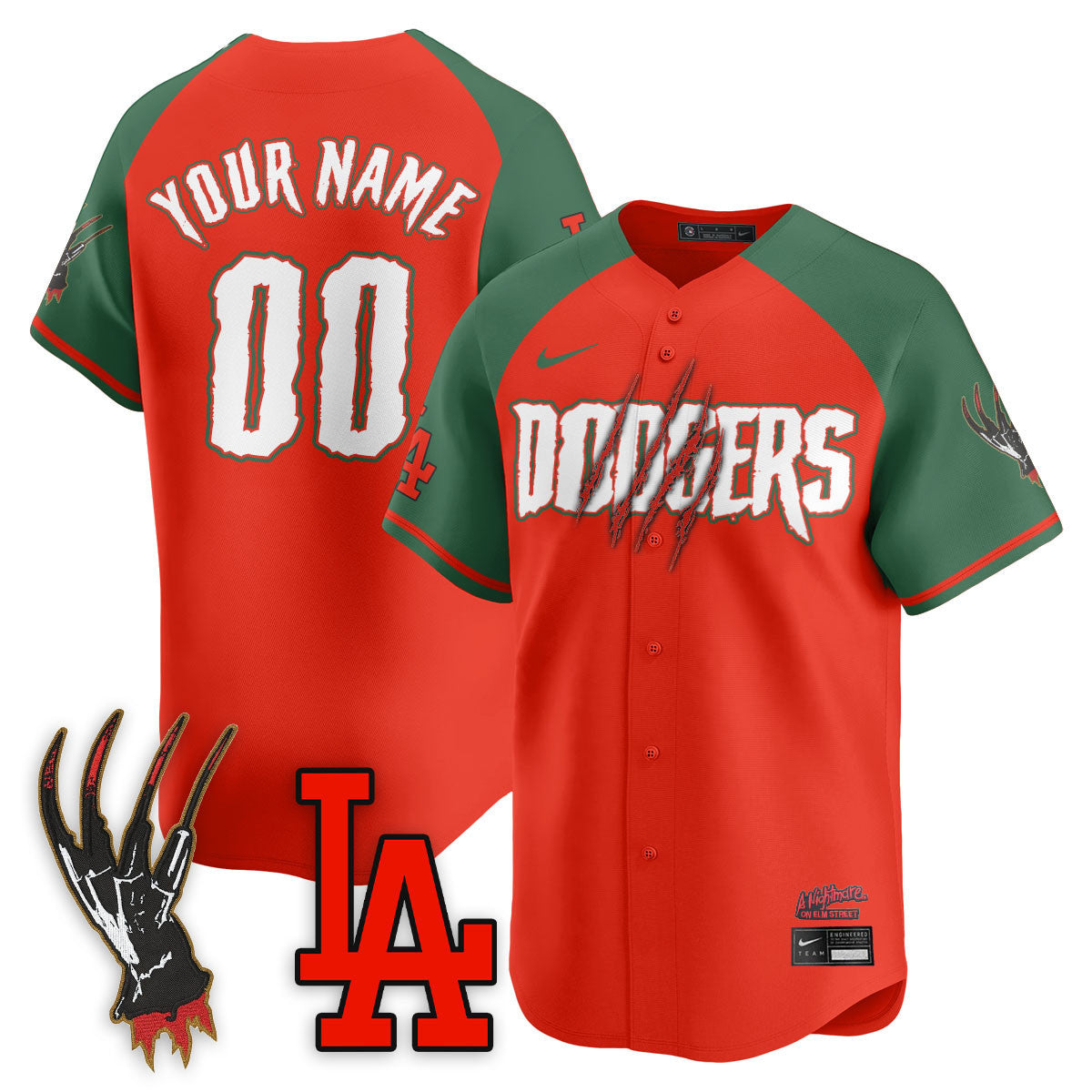 LAD "A Nightmare on Elm Street" Custom Jersey - Stitched