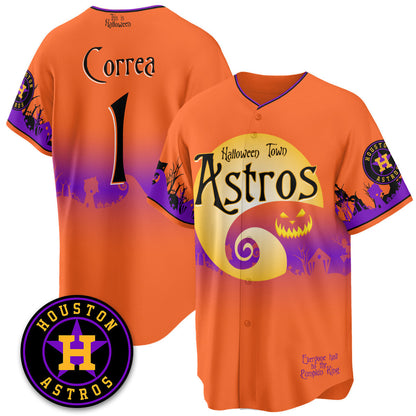 HOU "Halloween Town" Limited Jersey - Stitched
