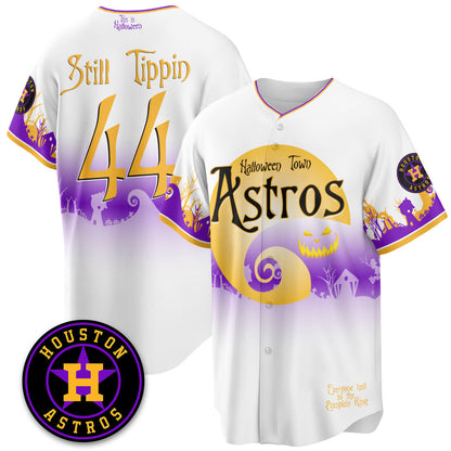 HOU "Halloween Town" Limited Jersey - Stitched