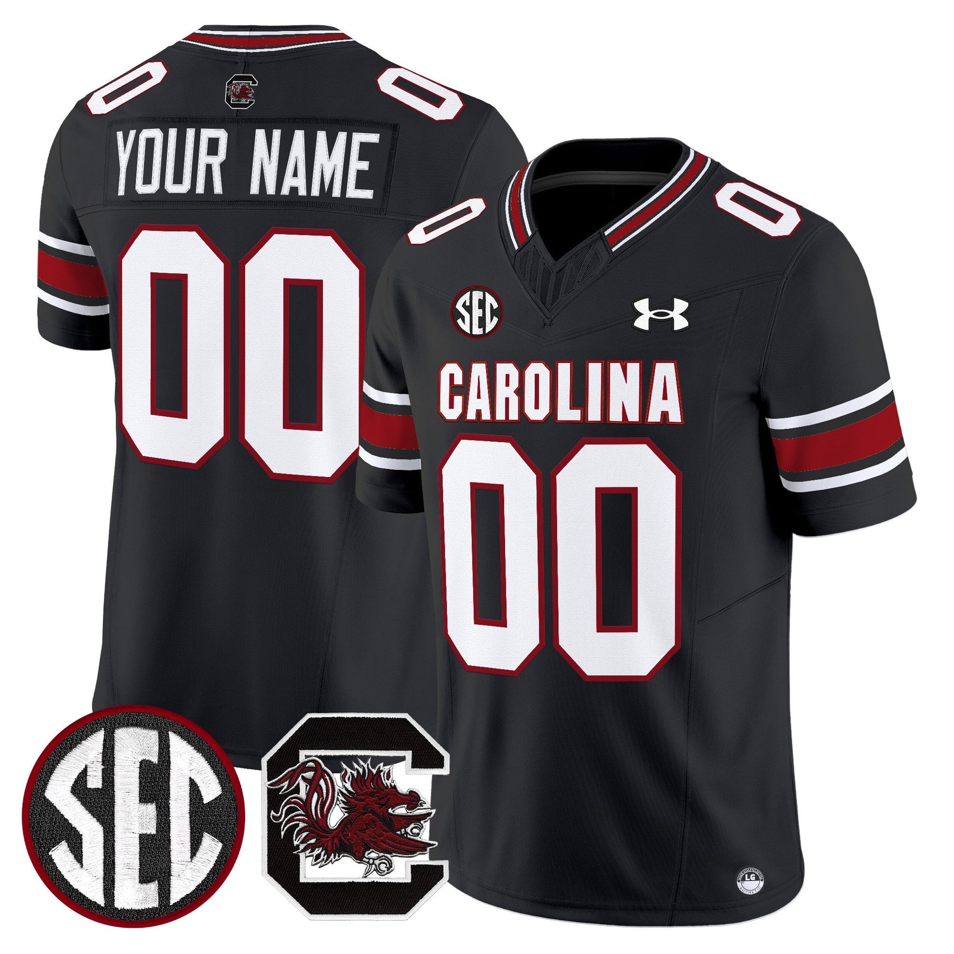 South Carolina Gamecocks 2025 Vapor Limited Custom Jersey - All Stitched