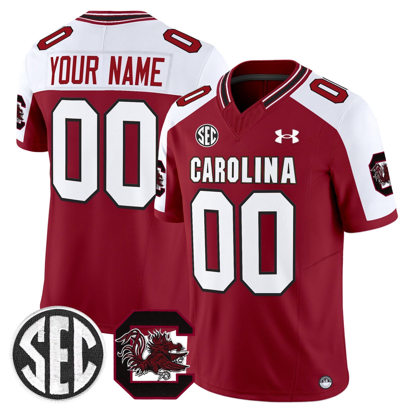 South Carolina Gamecocks 2025 Vapor Limited Custom Jersey - All Stitched
