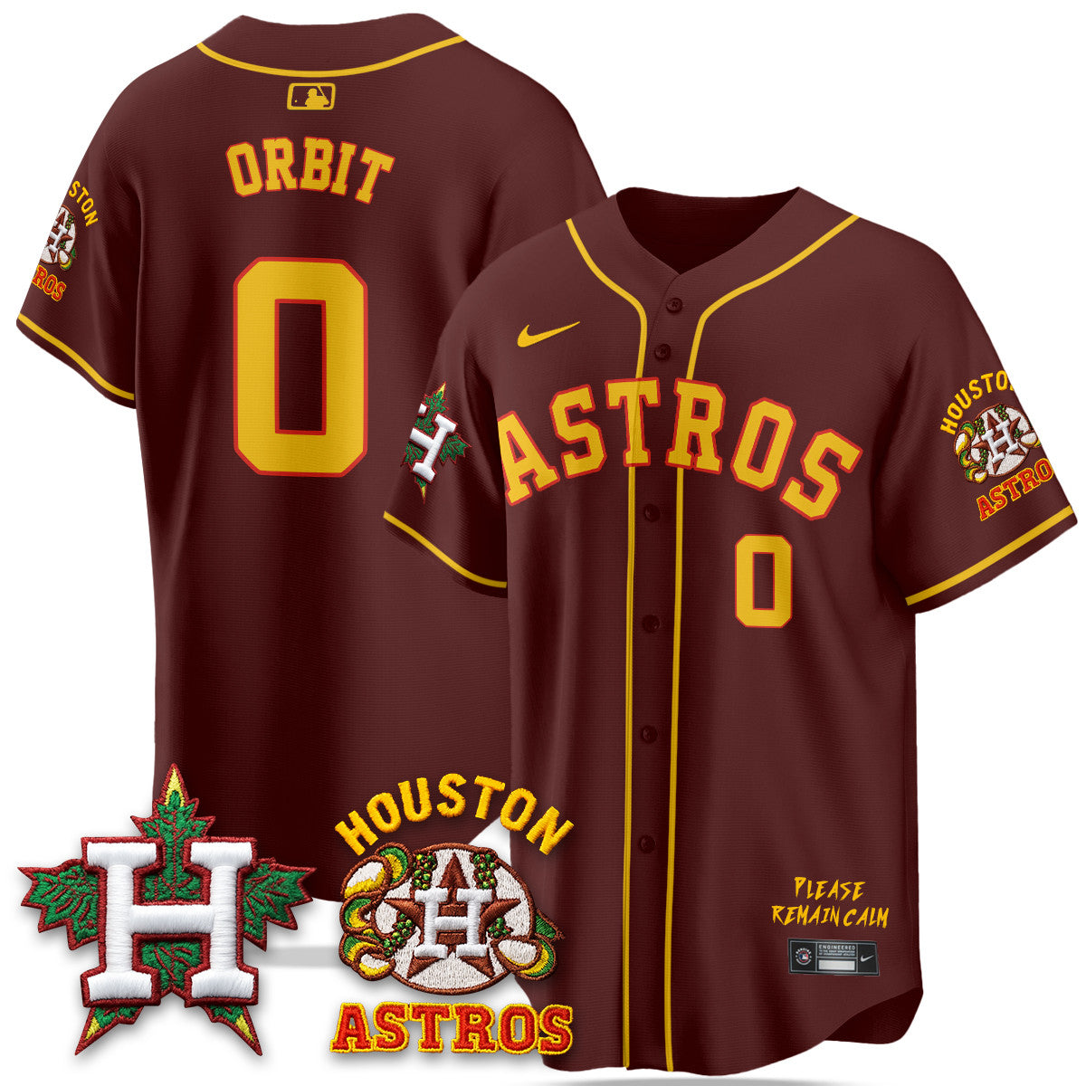 Men's Houston Astros "Hopadillo" Limited Jersey - All Stitched
