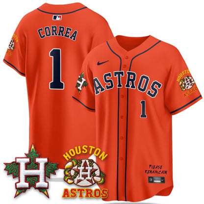 Men's Houston Astros "Hopadillo" Limited Jersey - All Stitched