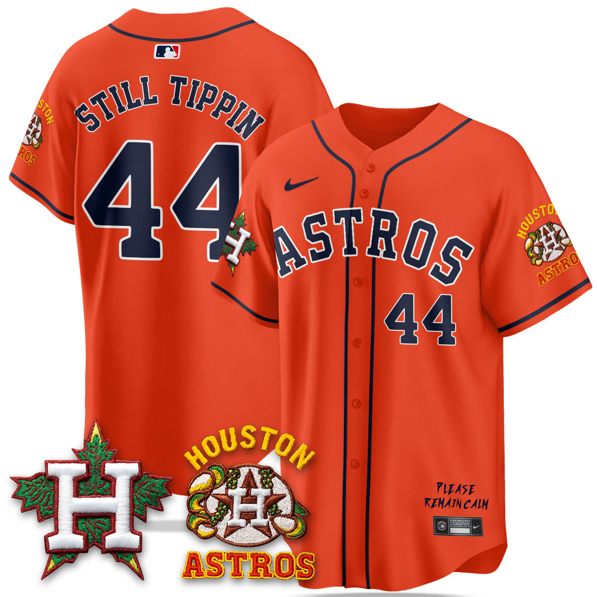 Men's Houston Astros "Hopadillo" Limited Jersey - All Stitched
