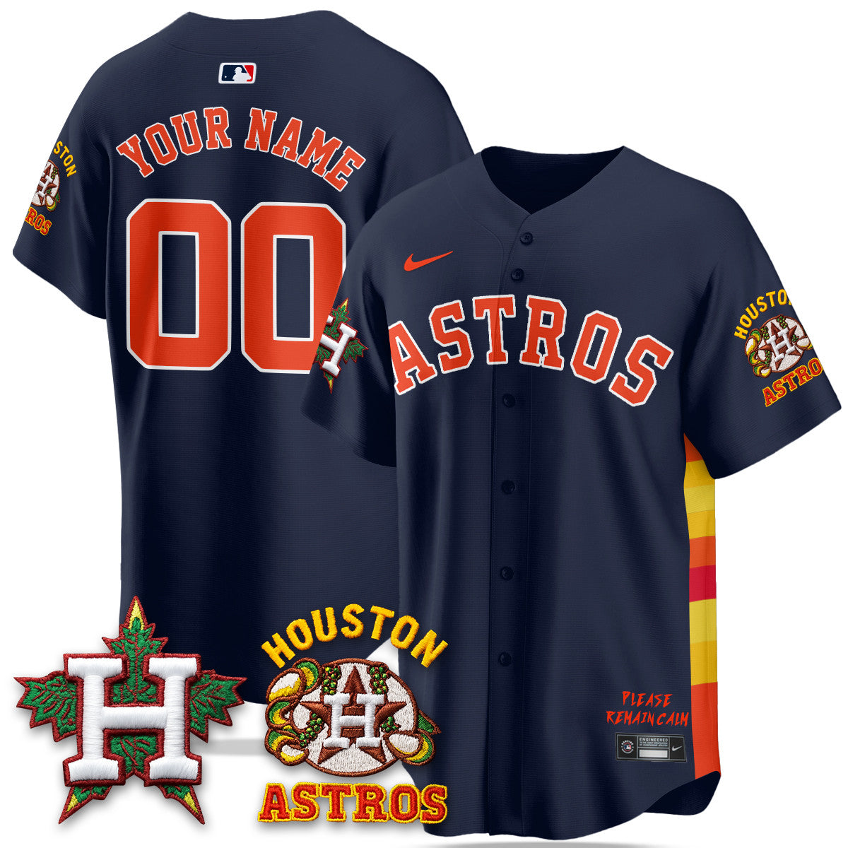 Houston Astros "Hopadillo" Limited Custom Jersey - All Stitched