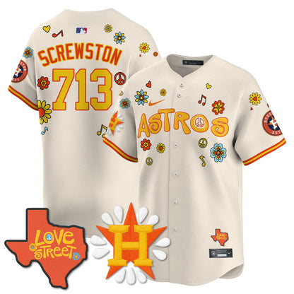 Men's Houston Astros "Love Street" Limited Jersey - All Stitched