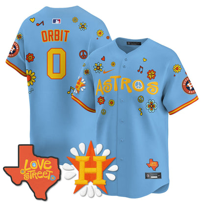 Men's Houston Astros "Love Street" Limited Jersey - All Stitched