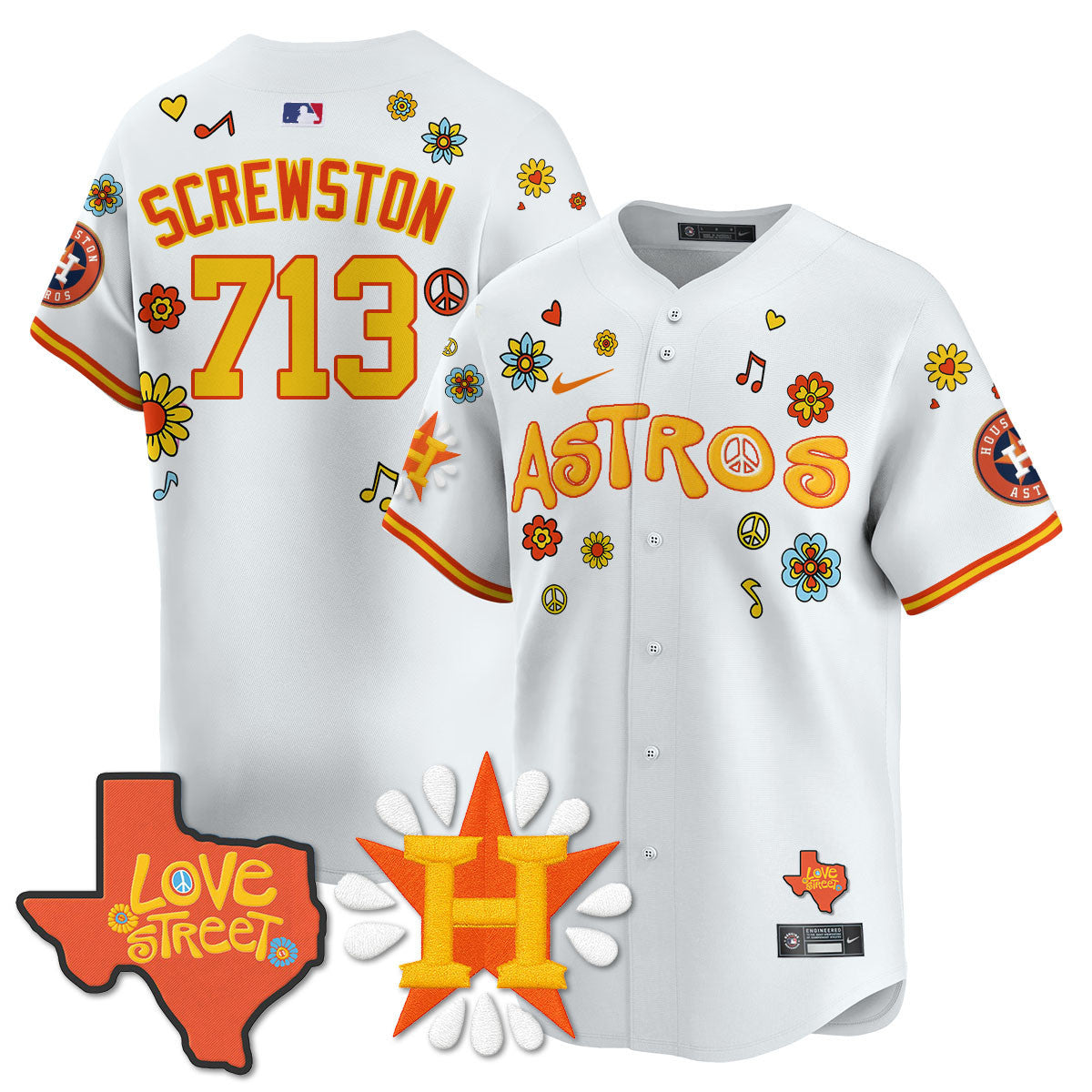 HOU "Love Street" Limited Jersey - All Stitched