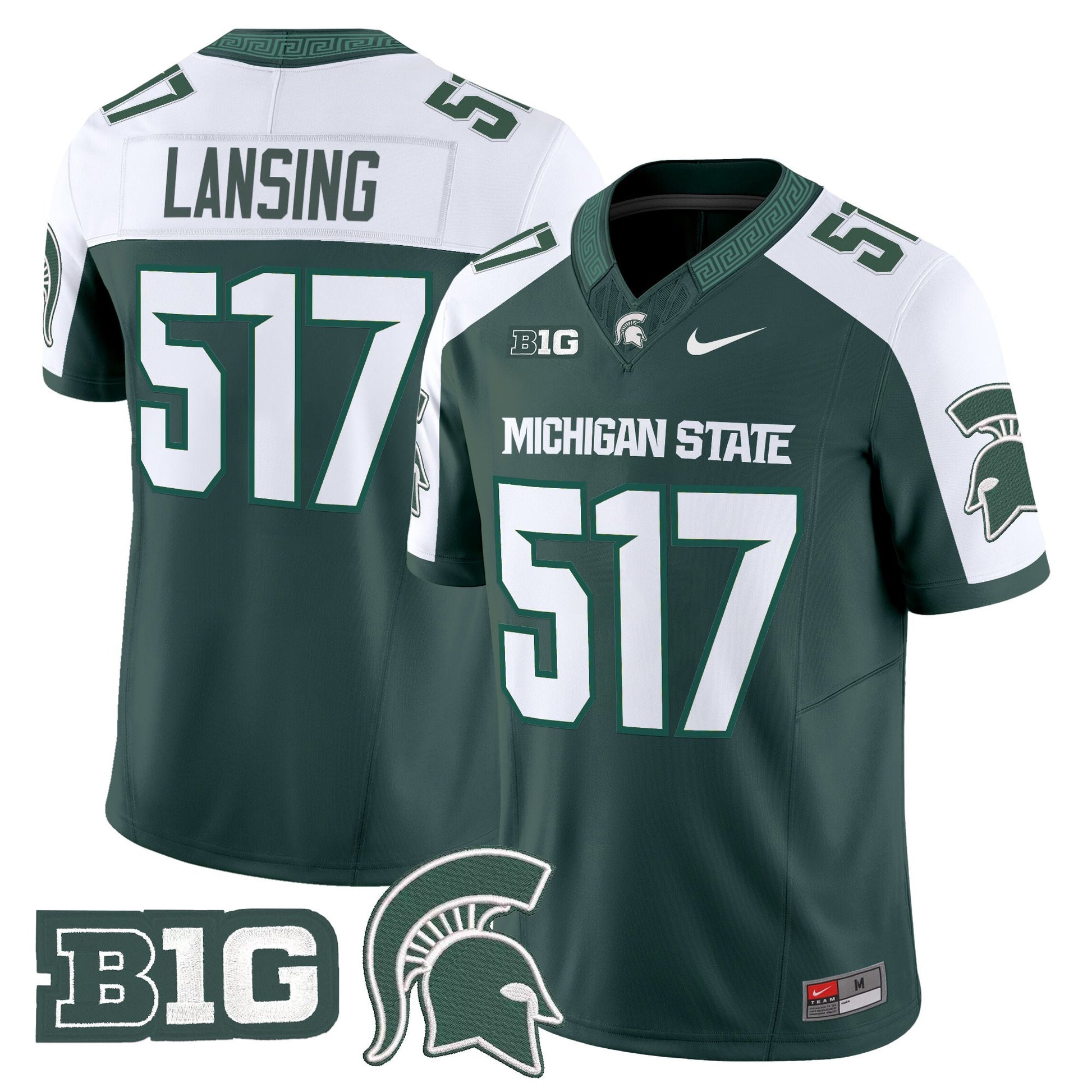 Men's Michigan State Spartans 2025 Vapor Limited Jersey - All Stitched