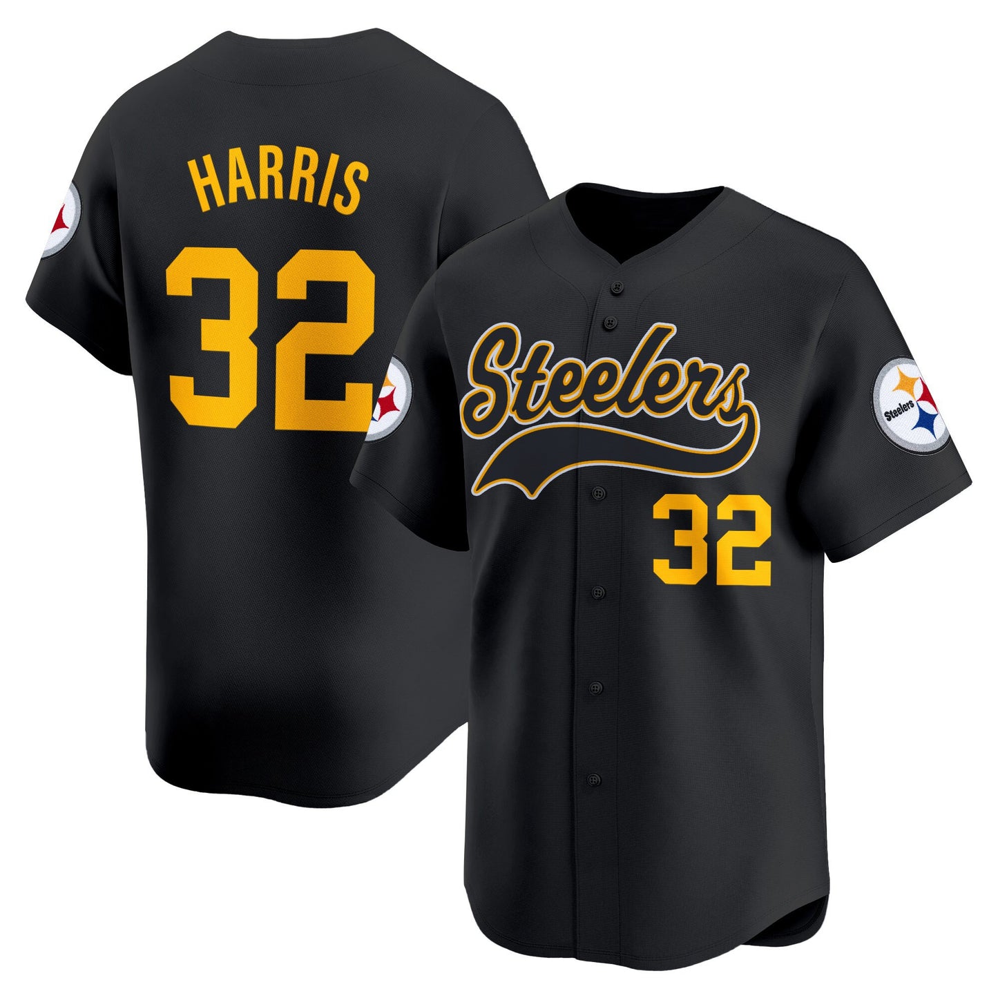 Men's Pittsburgh Steelers 2025 Vapor Baseball Jersey - All Stitched
