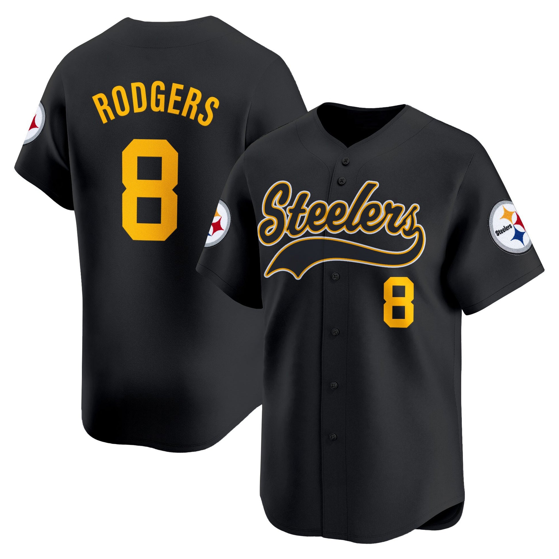 Men's Pittsburgh Steelers 2025 Vapor Baseball Jersey - All Stitched