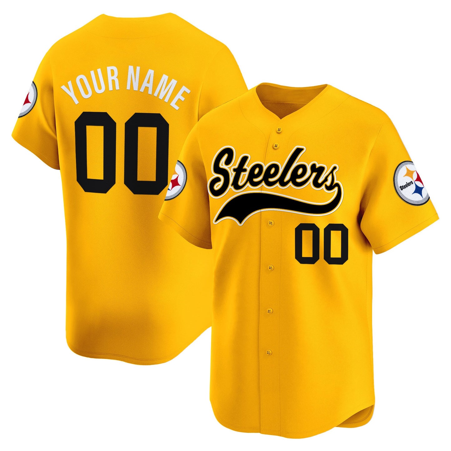 Pittsburgh Steelers 2025 Vapor Baseball Custom Jersey - All Stitched
