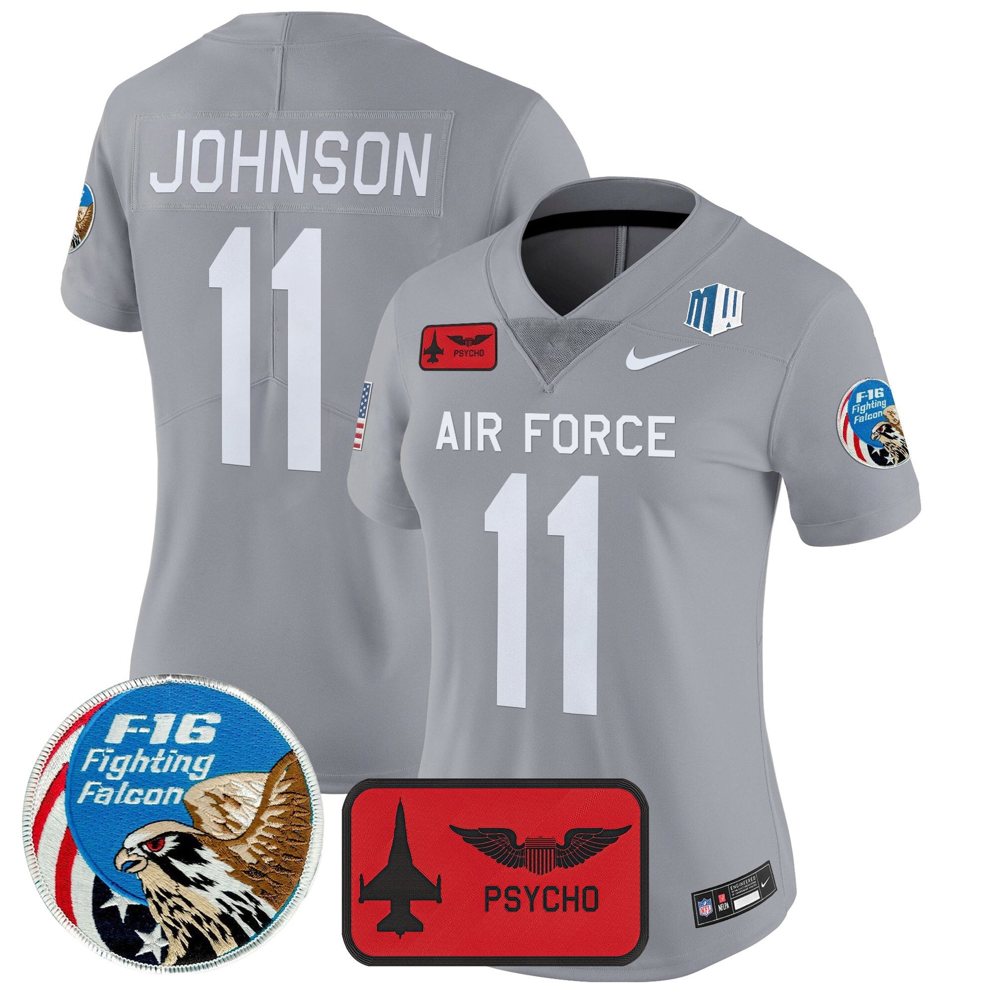 Women's Air Force Falcons 2025 'Air Power Legacy Series' Vapor Limited Jersey - All Stitched