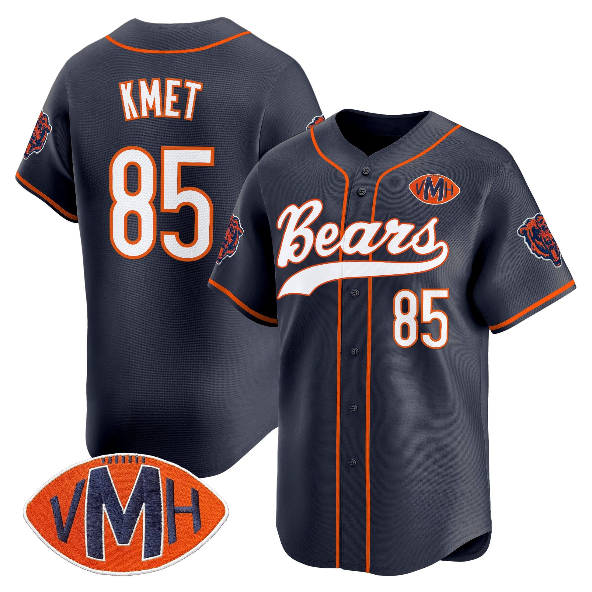 Men's Chicago Bears 2025 Vapor Baseball Jersey - All Stitched