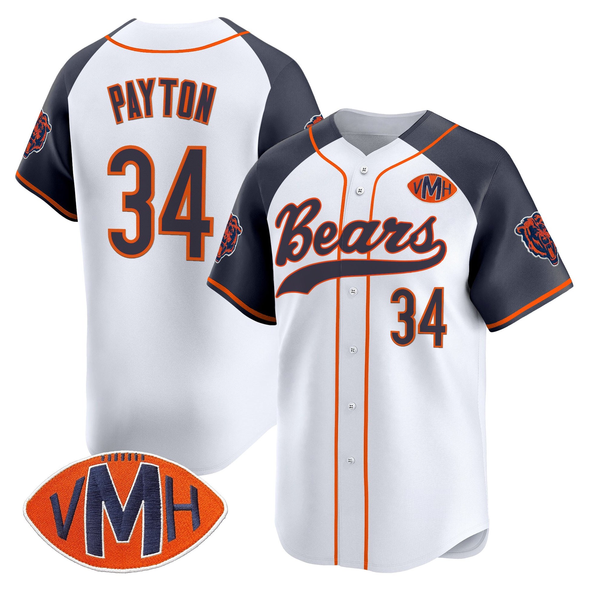 Men's Chicago Bears 2025 Vapor Baseball Jersey - All Stitched