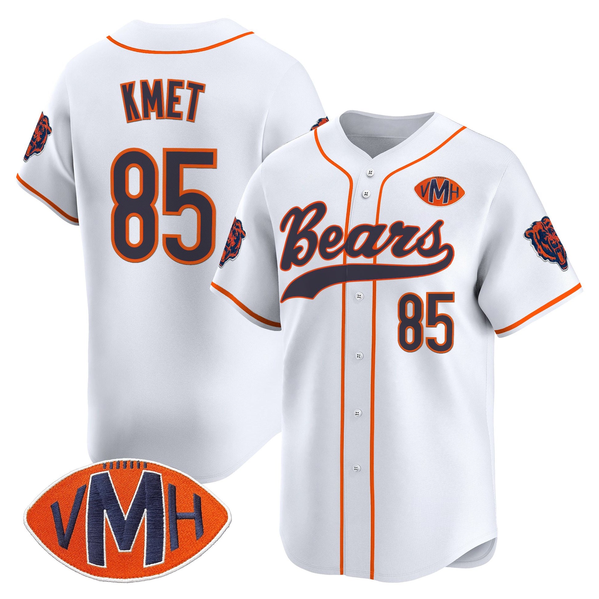 Men's Chicago Bears 2025 Vapor Baseball Jersey - All Stitched