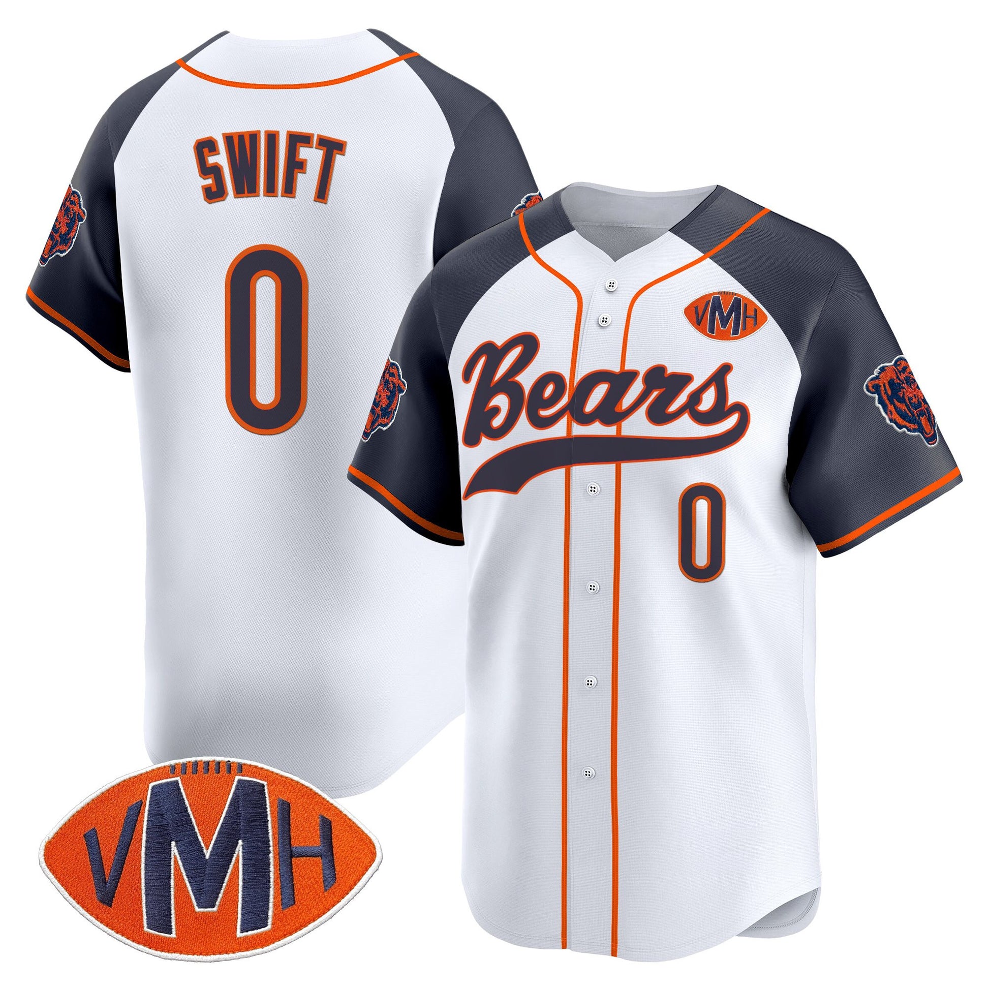 Men's Chicago Bears 2025 Vapor Baseball Jersey - All Stitched
