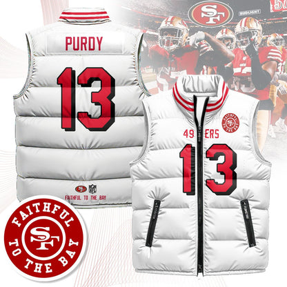 San Francisco 49ers Unisex Puffer Vest V1