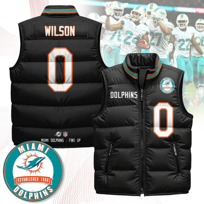 Miami Dolphins Unisex Puffer Vest