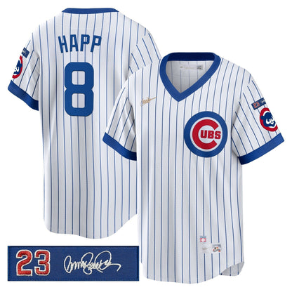 CHC 'Ryne Sandberg Tribute Patch' Cooperstown Jersey - All Stitched