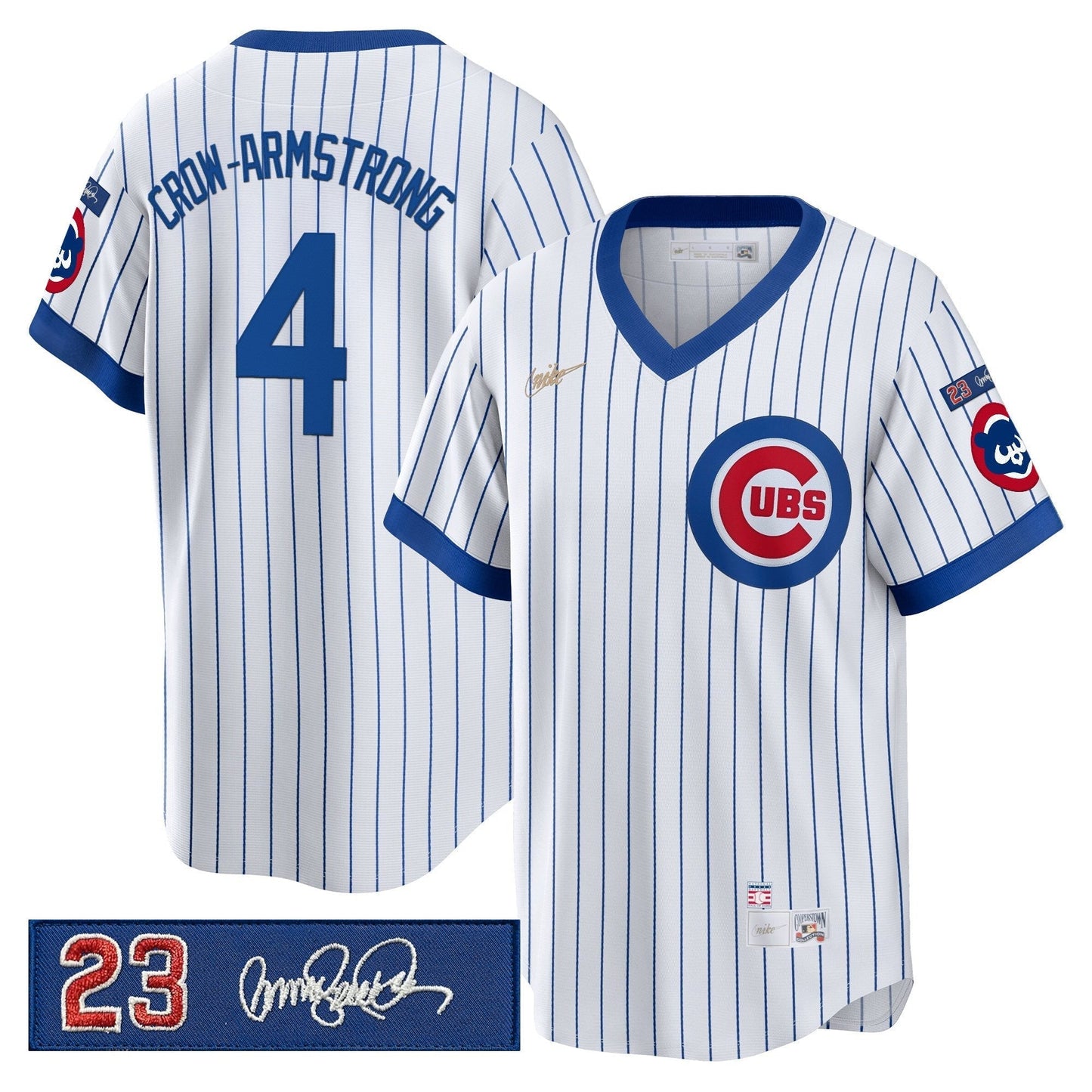 CHC 'Ryne Sandberg Tribute Patch' Cooperstown Jersey - All Stitched