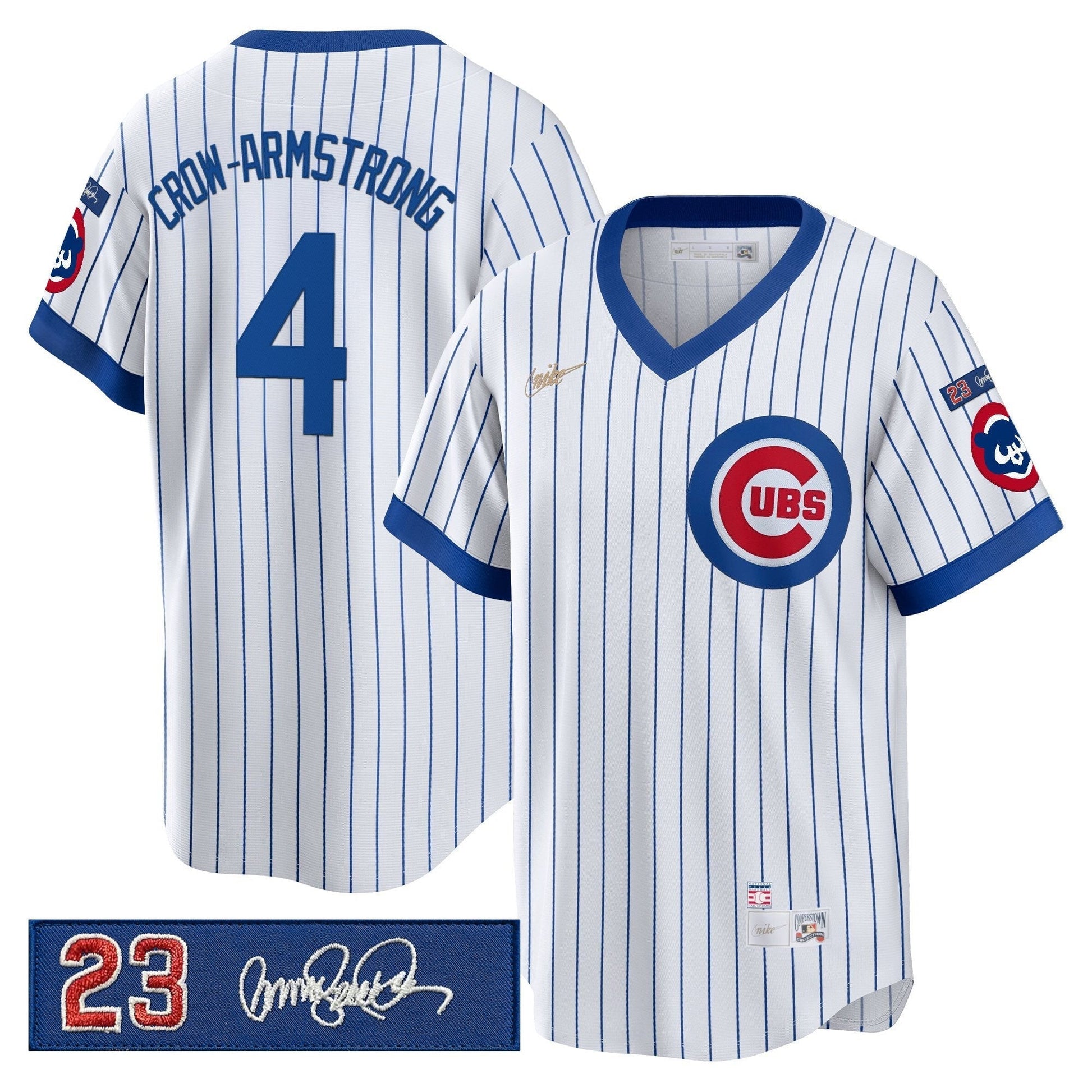 CHC 'Ryne Sandberg Tribute Patch' Cooperstown Jersey - All Stitched