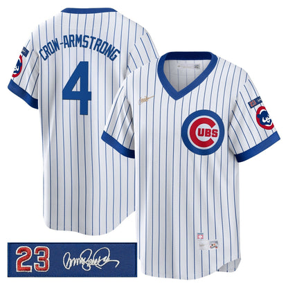 CHC 'Ryne Sandberg Tribute Patch' Cooperstown Jersey - All Stitched