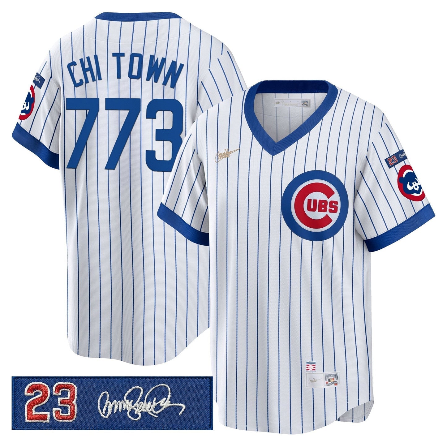 CHC 'Ryne Sandberg Tribute Patch' Cooperstown Jersey - All Stitched