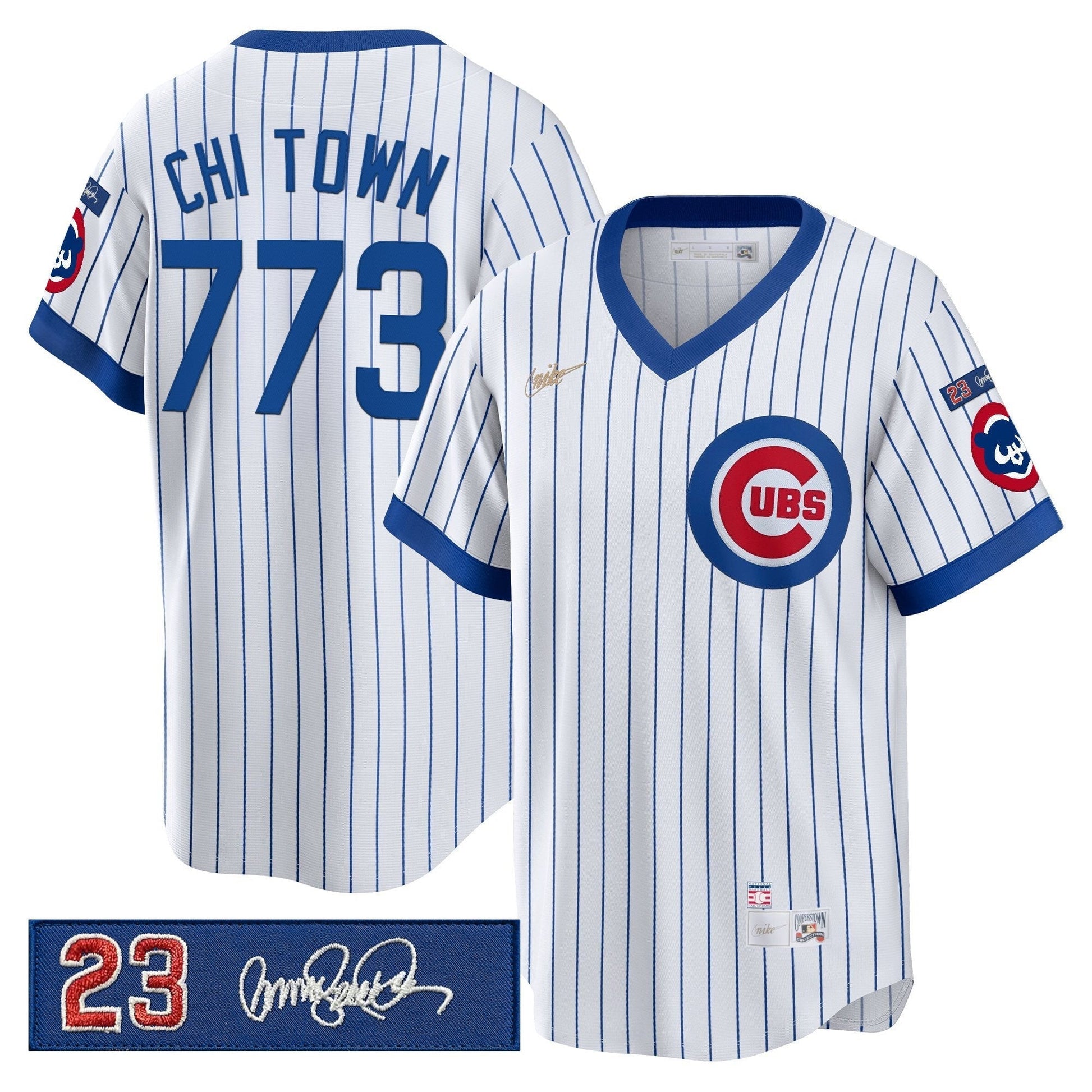 CHC 'Ryne Sandberg Tribute Patch' Cooperstown Jersey - All Stitched