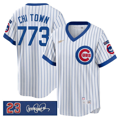 CHC 'Ryne Sandberg Tribute Patch' Cooperstown Jersey - All Stitched