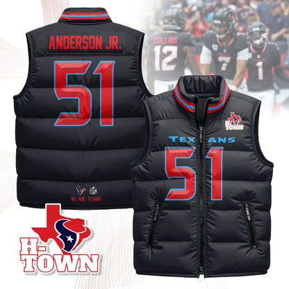Houston Texans Unisex Puffer Vest
