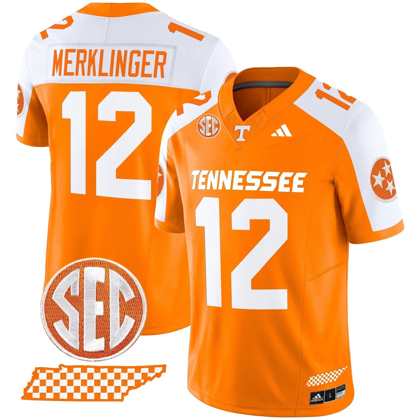 Men's Tennessee Volunteers 2025 Vapor Limited Jersey V2 - All Stitched